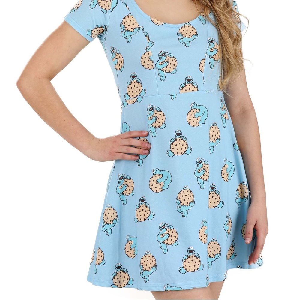 Cakeworthy Cookie Monster Skater Dress